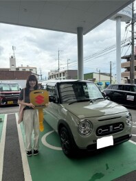 ホイールにこだわったラパンです！